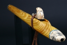 Osage Orange Native American Flute, Minor, Mid F#-4, #E32A